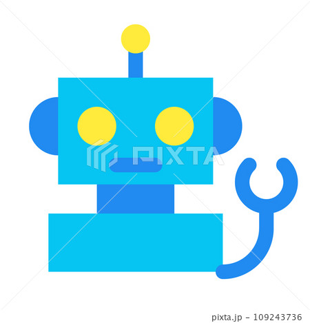 科学、ロボットを表すカラースタイルのアイコン 科学、ロボットを表すカラースタイルのアイコン 109243736