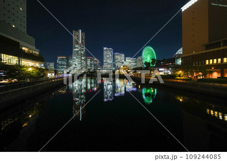 神奈川県 横浜市 みなとみらい 夜景 神奈川県 横浜市 みなとみらい 夜景 109244085