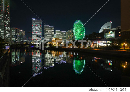神奈川県　横浜市　みなとみらい　夜景 109244091