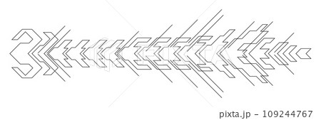 Cyber abstract design. Digital neo tribal style. Cyber abstract design. Digital neo tribal style. 109244767