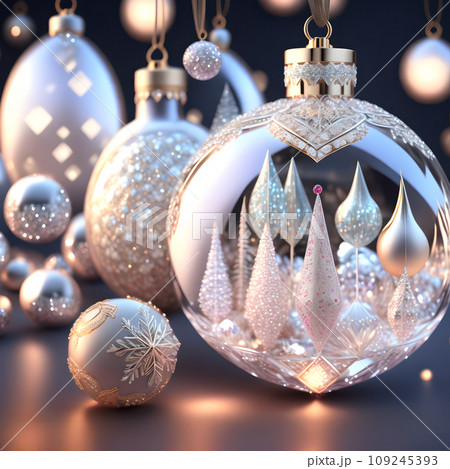 crystal bauble adornments christmas wallpaper 109245393