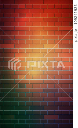 The red brick wall vertical format background template 109245928