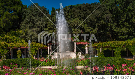 The Miramare garden in Trieste, situated above the Adriatic sea. Italy The Miramare garden in Trieste, situated above the Adriatic sea. Italy 109248673
