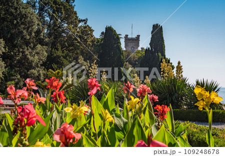 Miramare Castle, Trieste, Italy, Europe 109248678