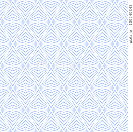Abstract Seamless Geometric Diamonds Light Blue and White Pattern. Striped Lines Texture. Vector Art. Abstract Seamless Geometric Diamonds Light Blue and White Pattern. Striped Lines Texture. Vector Art. 109249845