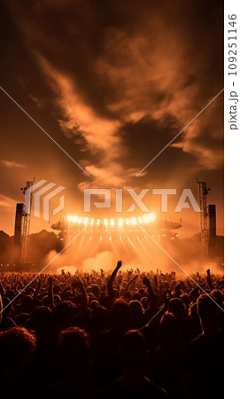 A big pop concert or festival 109251146