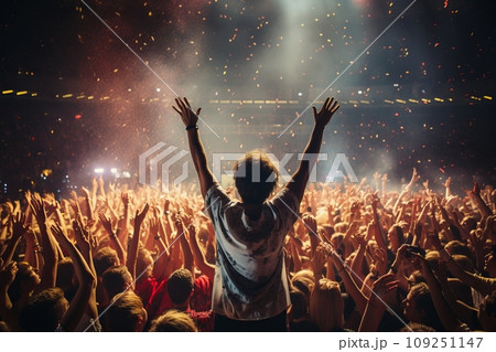 A big pop concert or festival 109251147