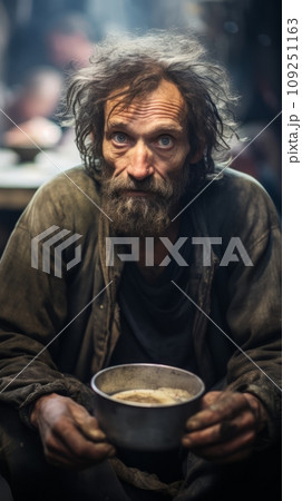 Homeless people in homeless shelter 109251163