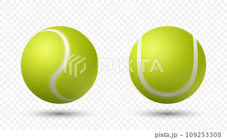 Vector 3d Realistic Green Textured Tennis Ball Icon Set Closeup Isolated. Tennis Ball Design Template for Sports Concept, Competition, Advertisement. Front View. Vector Illustration Vector 3d Realistic Green Textured Tennis Ball Icon Set Closeup Isolated. Tennis Ball Design Template for Sports Concept, Competition, Advertisement. Front View. Vector Illustration 109253308