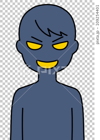 悪人のシルエット 109254401