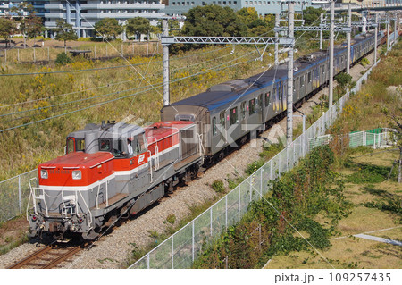 DE10+横浜高速鉄道Y500系 甲種輸送 DE10+横浜高速鉄道Y500系 甲種輸送 109257435