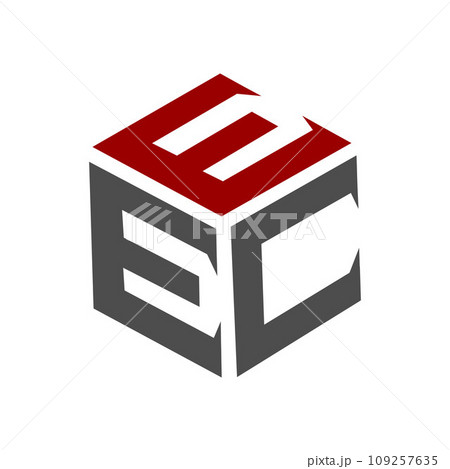 WEC letter logo design on white background. WEC creative initials letter logo concept. WEC letter design 109257635