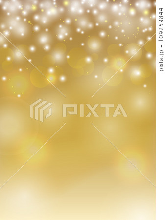 キラキラ背景タテ〜ゴールド03 109259844