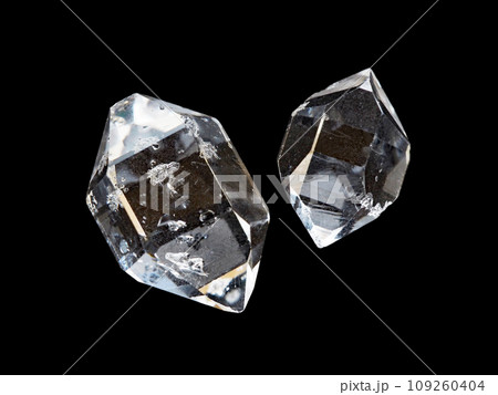 ハーキマーダイヤモンドの原石(両剣水晶) ハーキマーダイヤモンドの原石(両剣水晶) 109260404