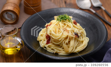 数の子と梅の和風パスタ 数の子と梅の和風パスタ 109260556