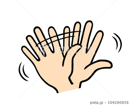 バイバイする手 バイバイする手 109260856