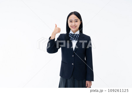 制服の女子受験生 制服の女子受験生 109261125