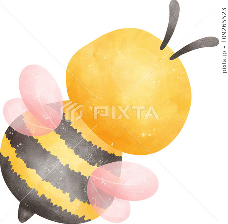 Cute Honey bee watercolor Cute Honey bee watercolor 109265523