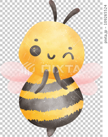 Cute Honey bee watercolor Cute Honey bee watercolor 109265524