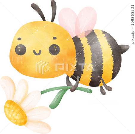 Beautiful cute bee Stock Vector | Honey bee drawing, Bee painting, Bee  drawing