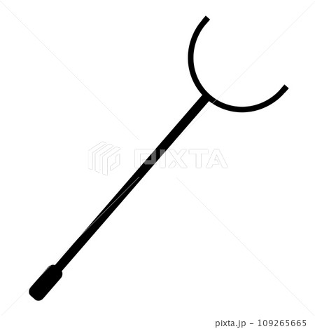 さすまた。相手の動きを封じ込める道具。 109265665