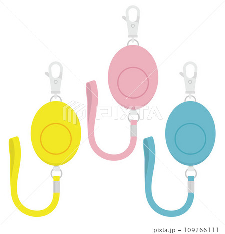 防犯ブザーのイラスト 防犯ブザーのイラスト 109266111