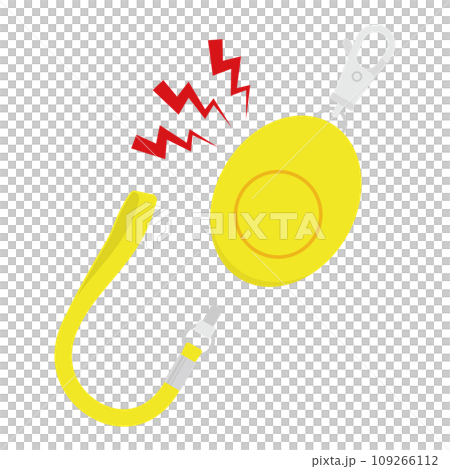 防犯ブザーのイラスト 109266112