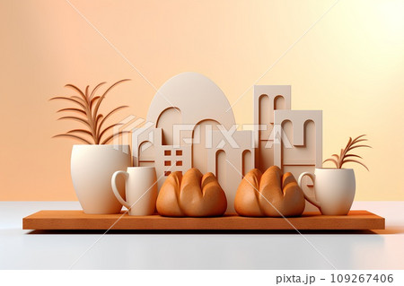 パンでできた美味しい街づくり 109267406