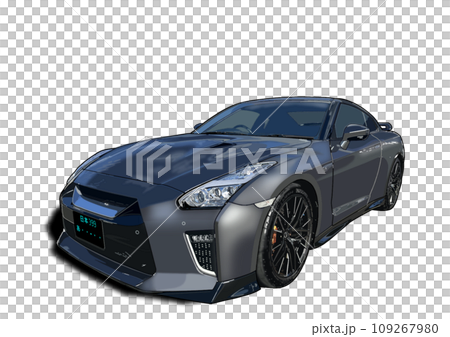 blue sports car 109267980