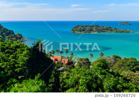 Seascape of Chang island(Koh chang) ,the famouse island of Thailand Seascape of Chang island(Koh chang) ,the famouse island of Thailand 109268720