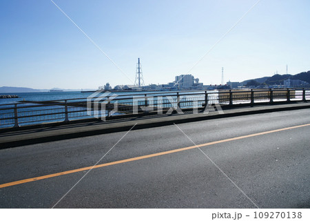 横須賀市久里浜の開国橋からの風景 横須賀市久里浜の開国橋からの風景 109270138