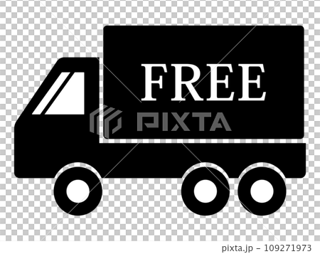 Truck silhouette icon free Truck silhouette icon free 109271973