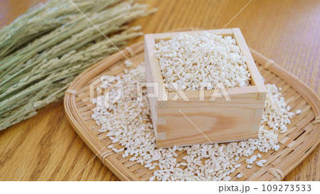 米麹と稲穂 米麹と稲穂 109273533