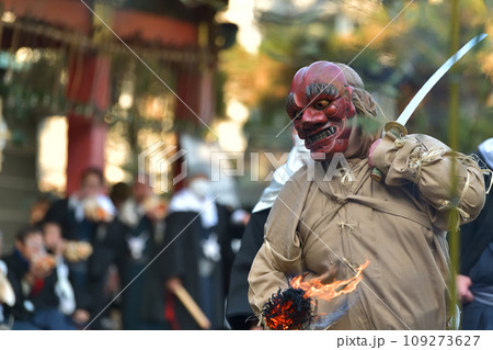 節分祭の一番太郎鬼 長田神社古式追儺式 全ての災を払い清めて祈り踊る 節分祭の一番太郎鬼 長田神社古式追儺式 全ての災を払い清めて祈り踊る 109273627