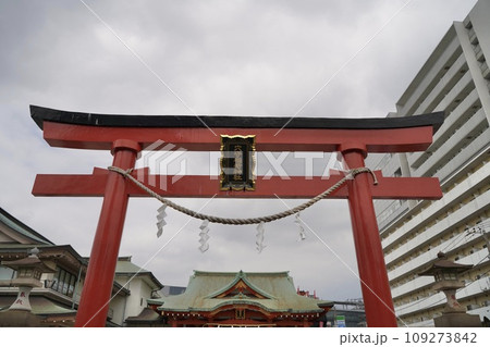 穴守稲荷神社、anamori、神社、穴守、稲荷、羽田、東京、日本、神道、鳥居、青空、鳥居、参拝、初詣 穴守稲荷神社、anamori、神社、穴守、稲荷、羽田、東京、日本、神道、鳥居、青空、鳥居、参拝、初詣 109273842