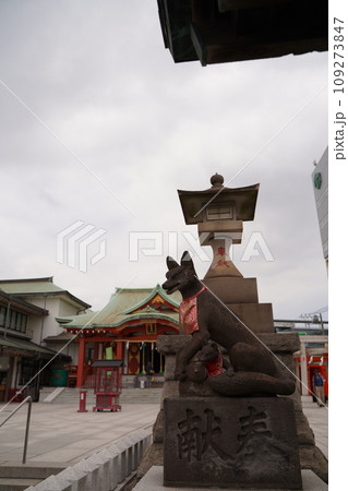 穴守稲荷神社、anamori、神社、穴守、稲荷、羽田、東京、日本、神道、鳥居、青空、鳥居、参拝、初詣 109273847