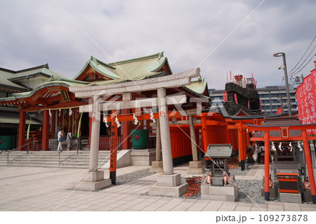 穴守稲荷神社、anamori、神社、穴守、稲荷、羽田、東京、日本、神道、鳥居、青空、鳥居、参拝、初詣 109273878