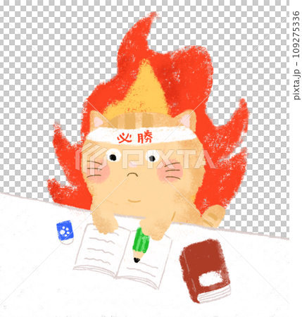 手繪貓學習入學考試 109275336