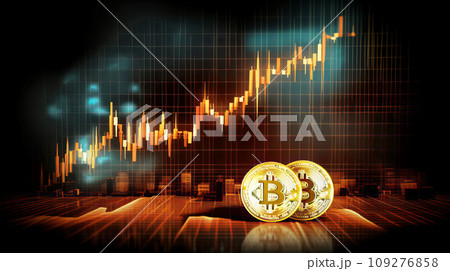 暗号資産・仮想通貨・ビットコイン 109276858