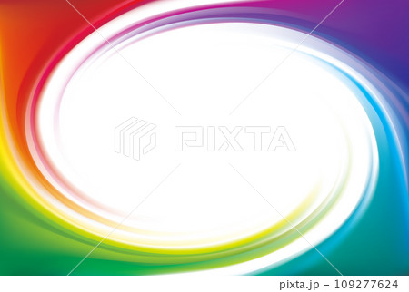 Vector backdrop of spiral rainbow spectrum Vector backdrop of spiral rainbow spectrum 109277624