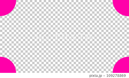 粉紅色圓圈1/4角框 109278869