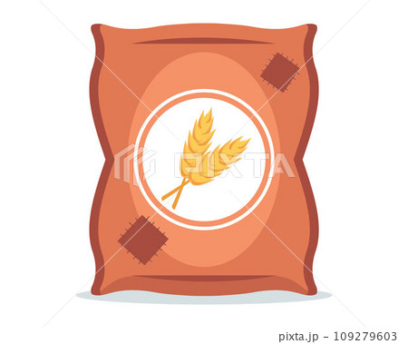 bag of wheat flour. 109279603