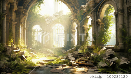 廃墟・遺跡・荒廃した建造物 109283129
