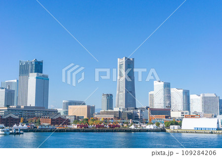 横浜みなとみらい 都市風景 横浜みなとみらい 都市風景 109284206