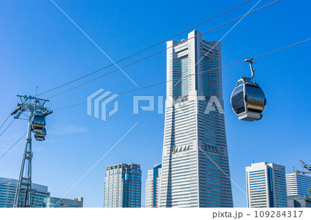 横浜みなとみらい　都市風景 109284317