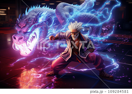 格闘ゲームのキャラクター　AI画像 109284581