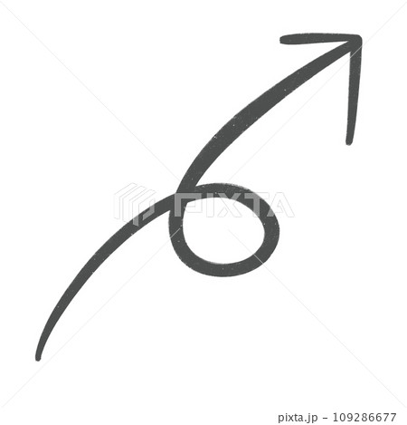 Grey Arrow Line Upward Curved Arrow Sketch Arrow Line Element Grey Arrow Line Upward Curved Arrow Sketch Arrow Line Element 109286677