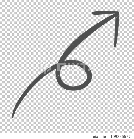 Grey Arrow Line Upward Curved Arrow Sketch Arrow Line Element Grey Arrow Line Upward Curved Arrow Sketch Arrow Line Element 109286677