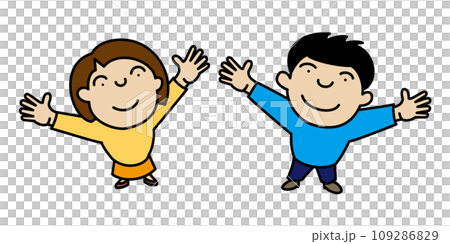 孩子們張開雙手 109286829