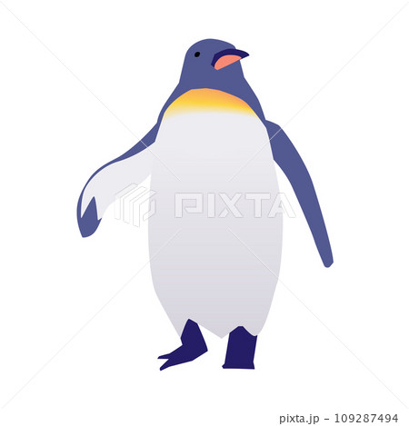 右を向くペンギンのイラスト 109287494